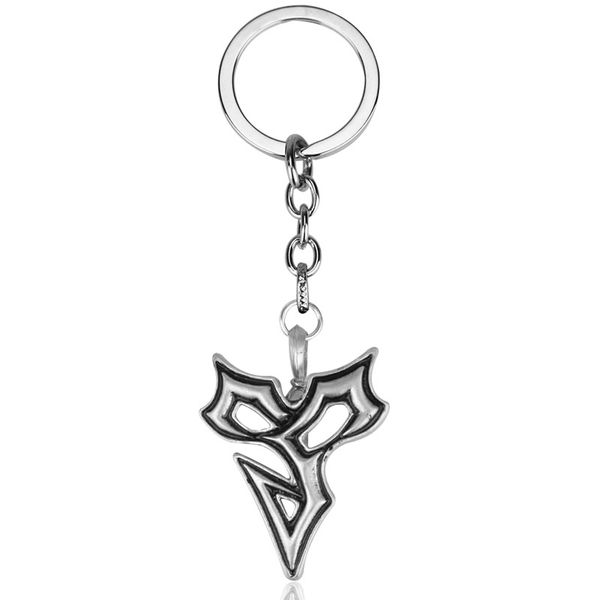 

final fantasy space warrior keychain game with popular accessories children boy girls creative personality bag pendant jewelry small gift, Silver