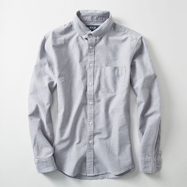 

2020 new arrival fashion large spring men oxford long sleeve pure cotton youth blue gray white casual shirts plus size -5xl 6xl, White;black