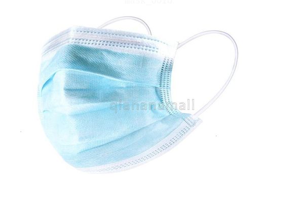 

доставка 3 fast маски ply одноразовой ear синего пыле non woven care 50pcs loop mask 3 слоя маска для лица
