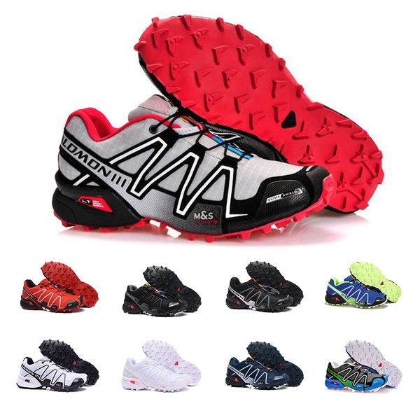 

2019 speed cross 4 iv cs trail running shoes for men women black red blue outdoor hiking athletic sports sneakers size 40-46