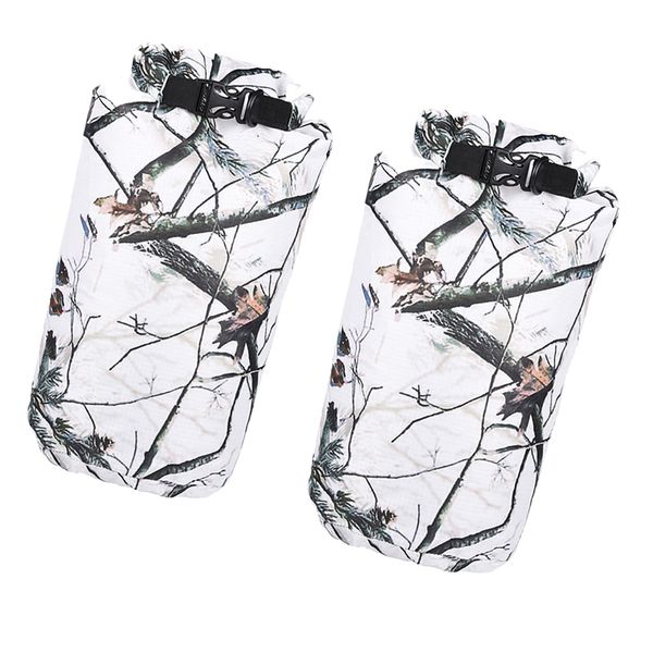 

2 pieces waterproof dry bag pouch roll dry gear bag for kayak, 8l+15l