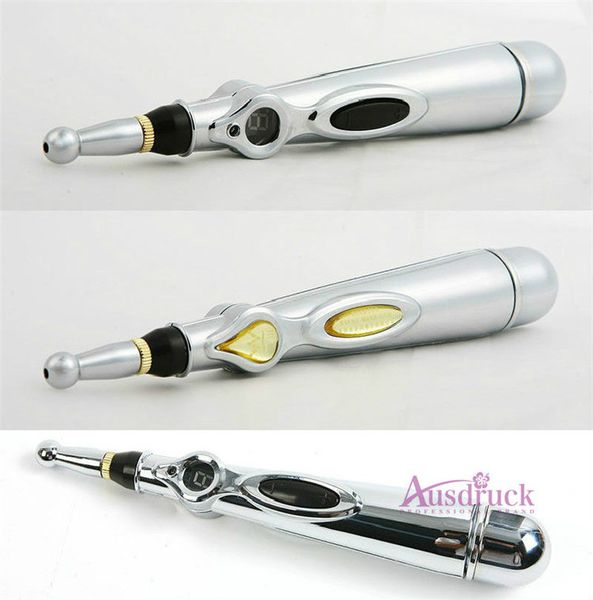 

meridian acupuncture pen with 5 massage head energy pain therapy relief