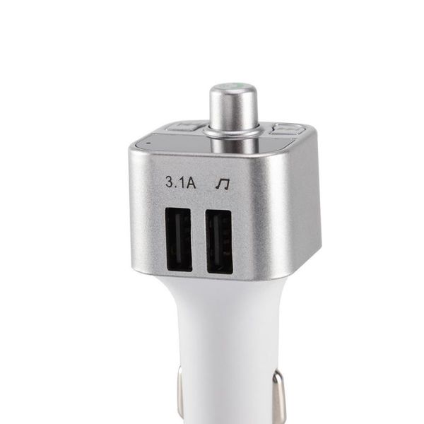 

new car auto dual usb bluetooth4.1 handscar kit charger fm transmitter mp3 player a2b3 mp3 player accessories