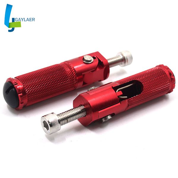 

cnc universal motorcycle motorbike folding foot pegs rear set rest racing for yamaha