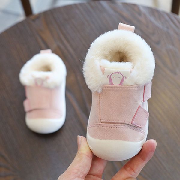 

winter boots baby infant toddler newborn cute cartoon bear shoes girls boys first walkers super keep warm snowfield booties boot