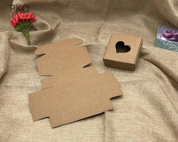 

30pcs kraft cardboard airplane paper box handmade soap packaging box candy gift jewelry window boxes wedding favor supplies