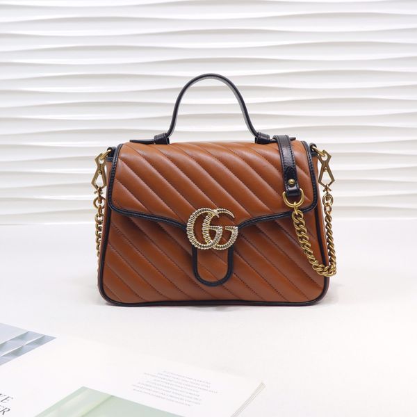 

handbag bag classic fashion model 2019 explosive european and american style size: 27*19*10.5 cm freight g0317, Black