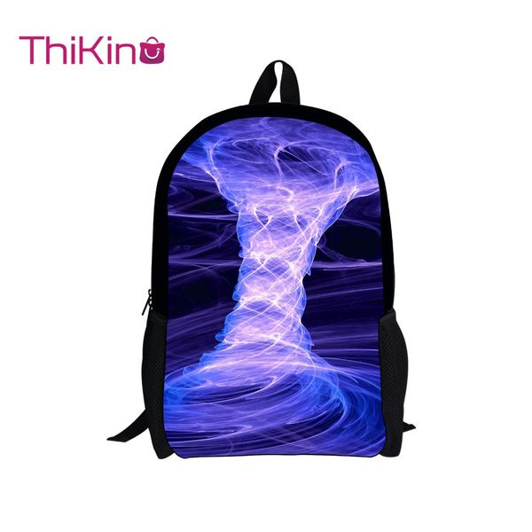 

thikin 2019 geometric figure schoolbag for teenagers young boys fashion backpack preschool shoulder bag for pupil