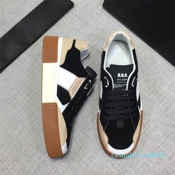 

2020 latest luxury men brand designer casual shoes men designer shoes multicolor fashion men sneaker causal shoes c09, Black