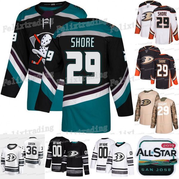 

29 Devin Shore Anaheim Ducks 2019 All Star John Gibson Ryan Getzlaf Chad Johnson Josh Manson Adam Henrique Kevin Roy Rickard Rakell Jersey