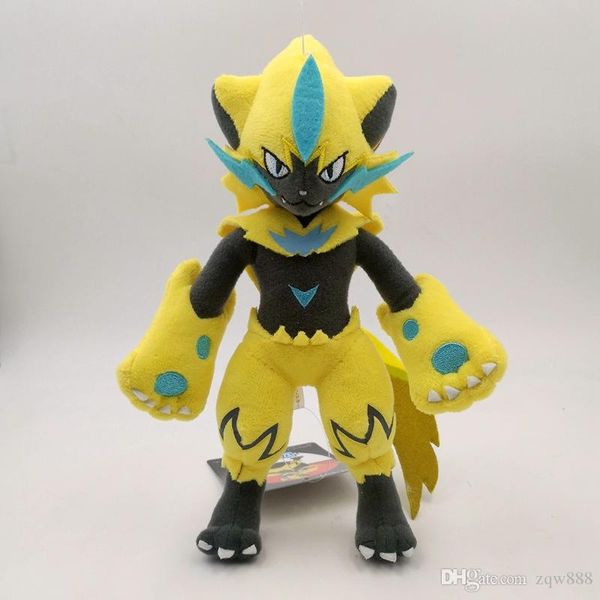 

100% cotton 25cm zeraora plush toy for child holiday gifts wholesale