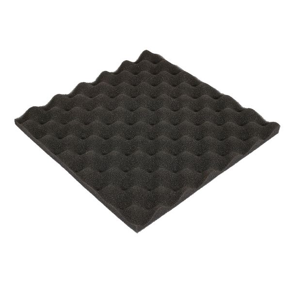 

egg shaped soundproof tiles sound absorption tiles foam sticker home decoration studio office study silence black red blue