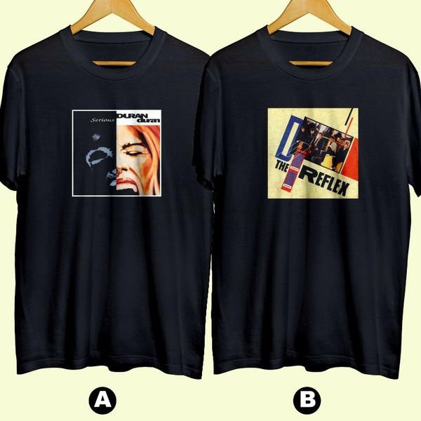 

duran duran new wave synthpop band t-shirt cotton brand new, White;black