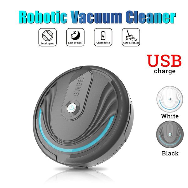 

battery home cleaning robot mute design smart sweeping robot floor dirt dust hair automatic cleaner electric vacuum cleane