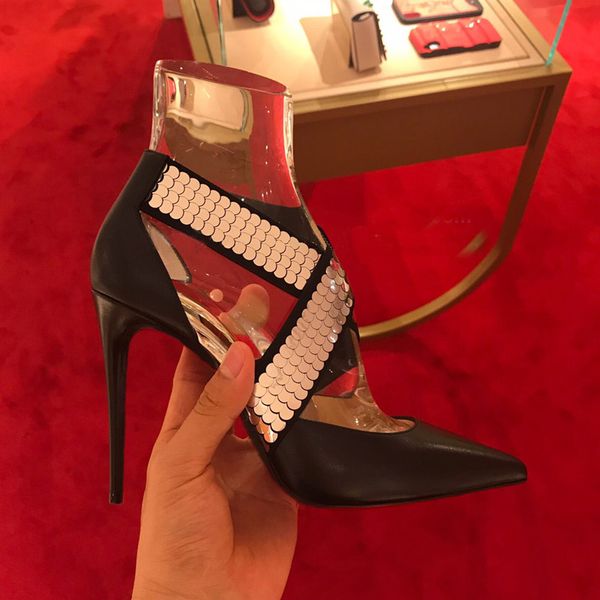 

ollymurs 2020 new fashion women's shoes wild pointed, Black