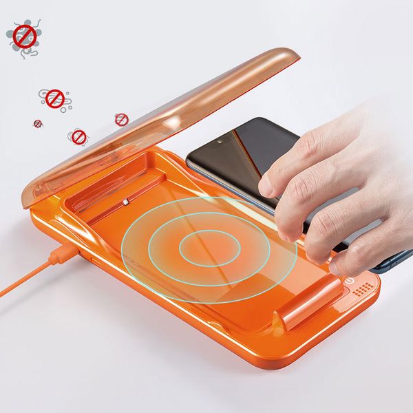 

an shibao smart phone electric disinfection uv disinfection box 15w wireless charging huawei ecological products