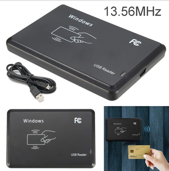 

r20c rfid ic card reader s50 s70 213 nfc contactless reader access control system hf 13.56mhz usb reader virtual keyboard output win xp\win