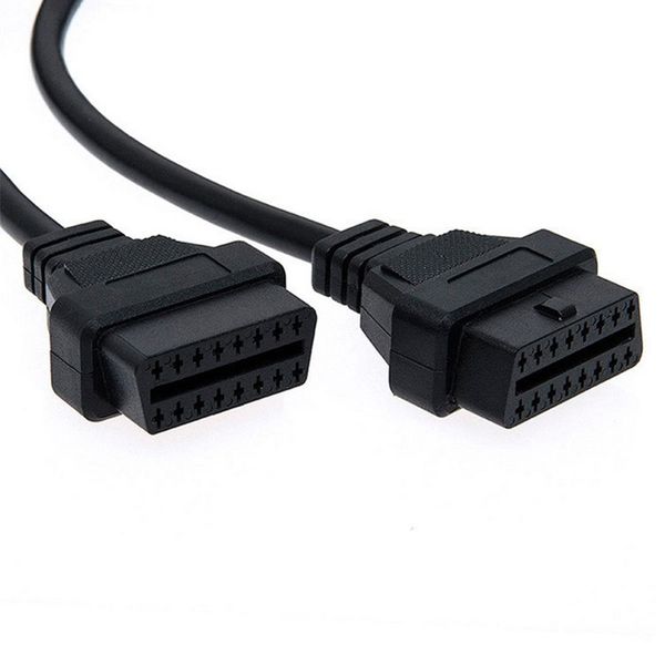 

for obd2 obdii splitter extension cable 16pin male to dual female y cable 50cm