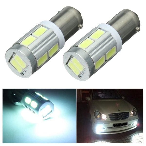 

2 pcs universal ba9s h6w 10smd 6000k car led sidelight bulbs canbus error signal light car styling accessories new