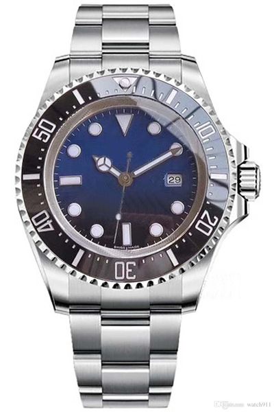 

men's luxury 44mm mechanical watch m126660-0002,m126660-0001 stainless steel waterproof sports calendar men's watch own goods, Slivery;brown