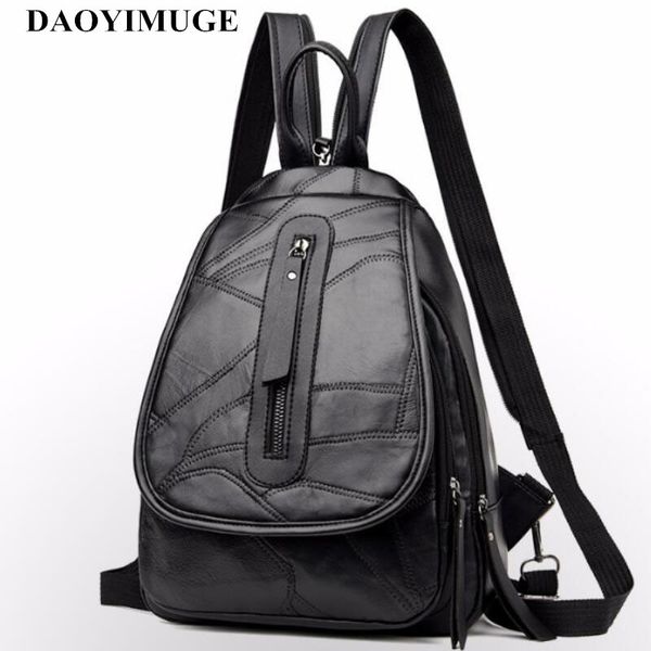 

multi-function female chest bag large capacity student backpack y200623