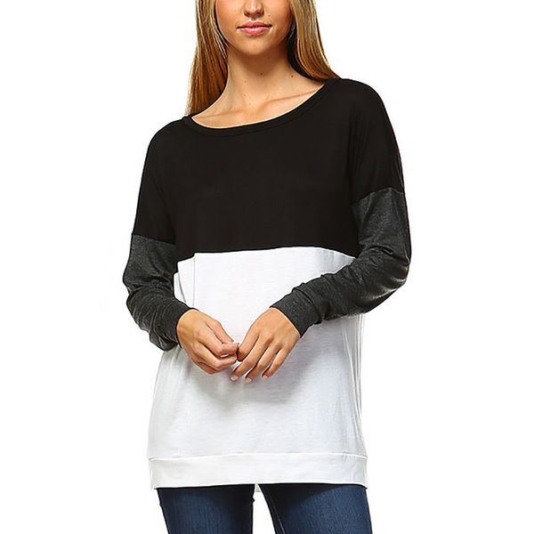 

женская дизайнерская сезонная повседневная футболка с длинным рукавом нижняя рубашка женская, White