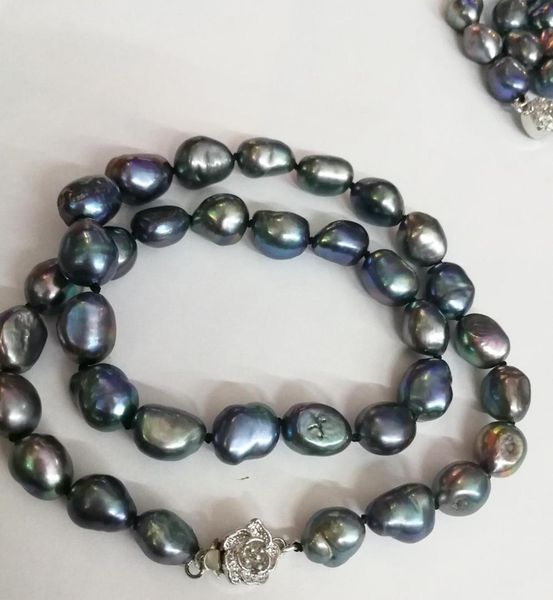 

14'' 15'' 16'' 30'' 50'' 35cm 80cm 200cm 10mm black brown gray baroque freshwater pearl ne, Golden;silver