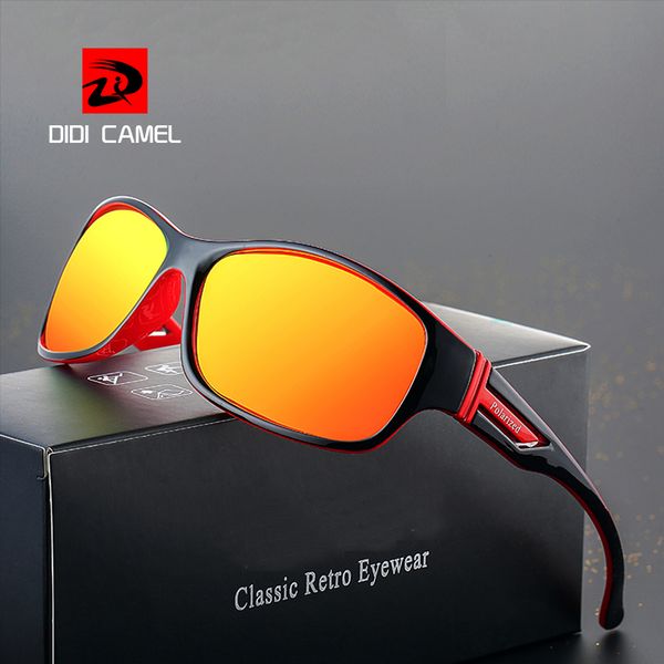 

classic brand designer polarized sunglasses men women driving glasses fashion male sport fishing goggles eyewear uv400 oculos, White;black