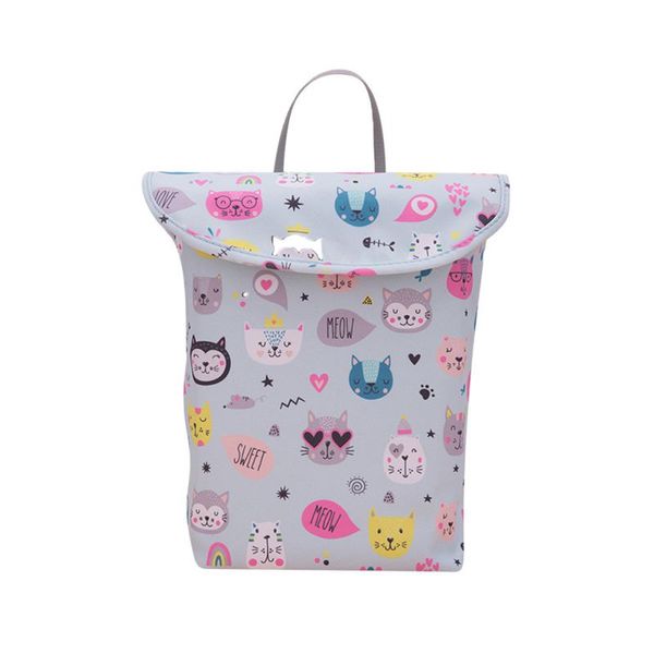 

1pc baby multifunctiona convenient stroller hanging bag baby waterproof diaper bag diaper wet storage mummy
