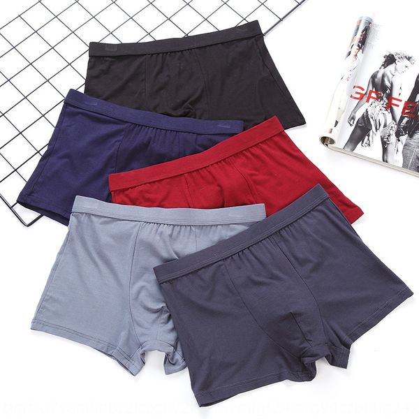 

men's comfortable breathable mid-waist four-legged underwear u-shaped bag personalized under underpants pants men's underwear, Black;white