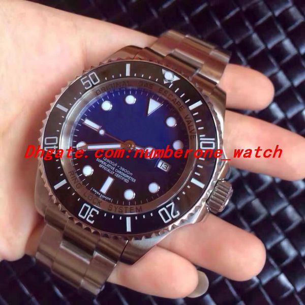 

2019 selling bp eta 2836 movement 44mm 116660 d-blue ceramic bezel blue luminescent automatic mens watch, Slivery;brown