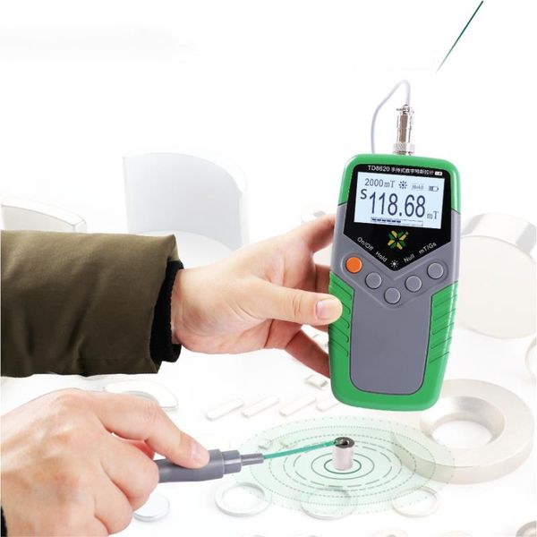 

digital gauss meter surface magnetic field tester tesla meter lcd gaussmeter tesla