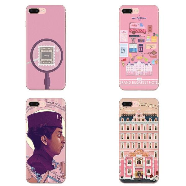 

custom for samsung galaxy a51 a71 a81 a90 5g a91 a01 s11 s11e s20 plus ultra tpu phone capa wes grand budapest l drawing