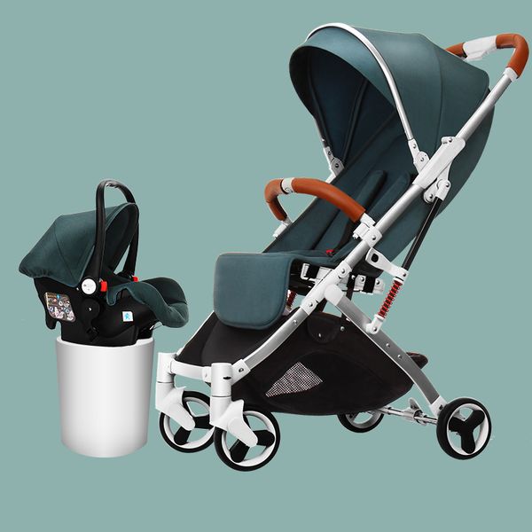 

baby stroller can sit and lie ultra-light folding absorber simple pocket child baby hand push umbrella can be on the plane
