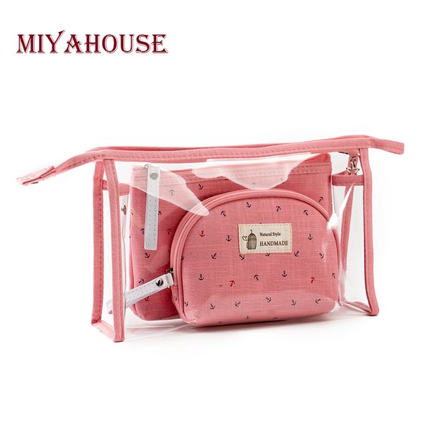 

miyahouse fresh style women cosmetic bag multifunctional travel lady makeup bag fashion candy colors female cosmetic