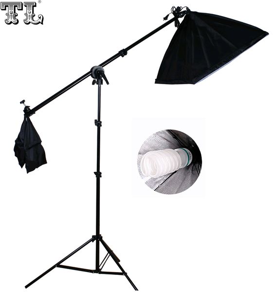 Freeshipping Top Hanger illuminazione SoftBox set 1pz supporto luce 1pz supporto luce 1pz softbox foto attrezzature softbox kit 1 socket