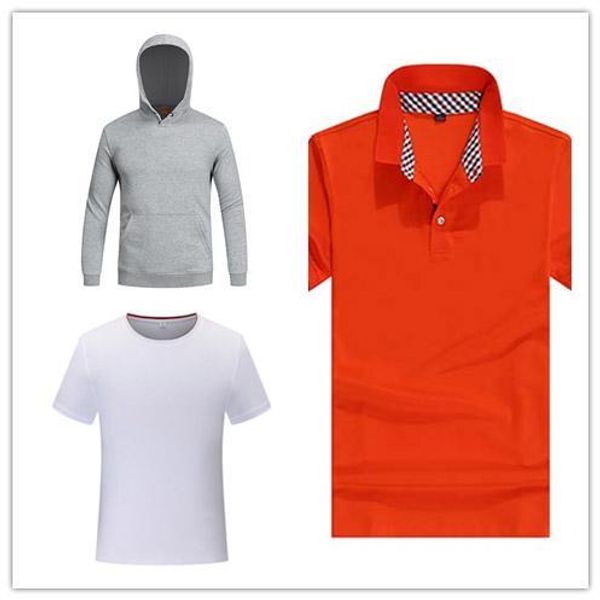 

men polo or women long shirt classic silk fiber short sleeve uniform t-shirt tde-237, Black