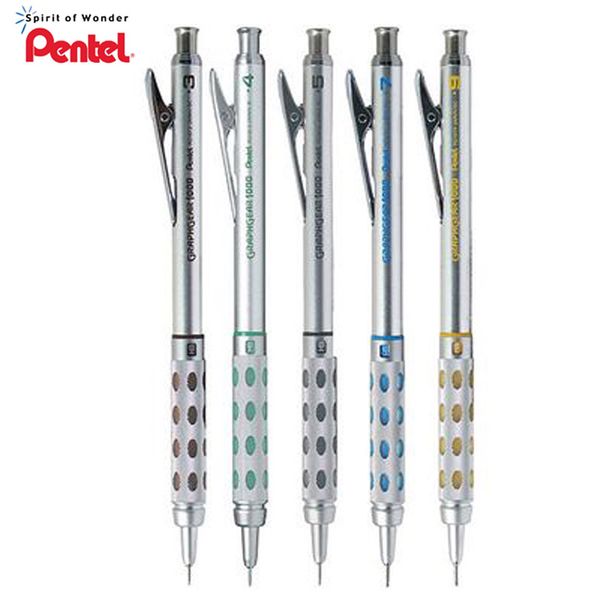 

pentel professional drawing activity automatic pencil 1pcs pg1015 (13.17.19) 0.3mm/0.5mm/0.7mm/0.9mm metal penholder, Blue;orange