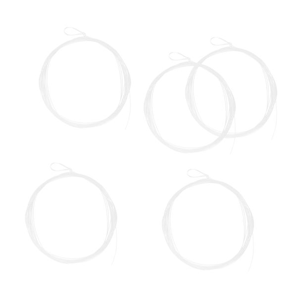 

5pc сучков конической форели fly fishing лидер с петлей 9ft 0/1/2/3/4/5/6 / 7x