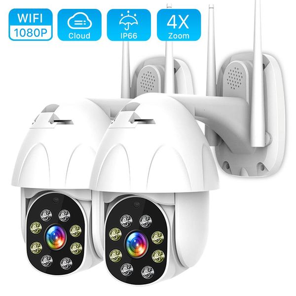 

1080p ip camera wifi 2mp wireless ptz speed dome cctv ir onvif camera outdoor security surveillance waterproof camera ycc365 app t191018