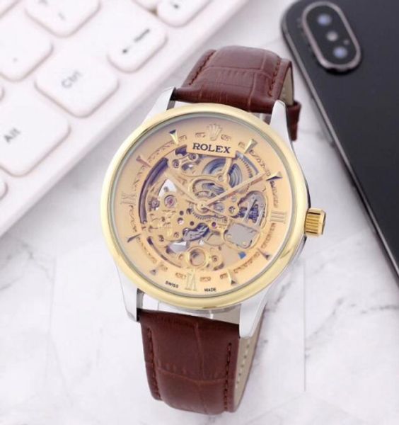 

2020 luxury women men famou 13 rolex watche wri twatch mechnical automatic movement fa hion bu ine watch, Slivery;brown