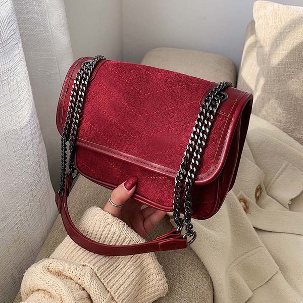 

retro scrub leather crossbody bags for women small shoulder messenger bag female winter handbags