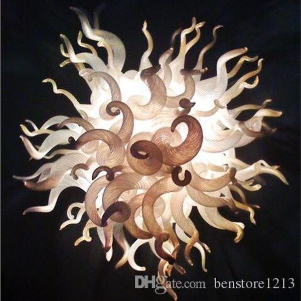 

100% mouth blown borosilicate murano glass pendant lights art hanging lamp crystal round pendant light