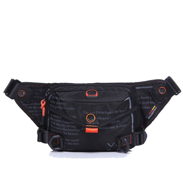

waterproof oxford men fanny pack waist bag bum hip belt purse pouch shoulder messenger male military chest bags t200113