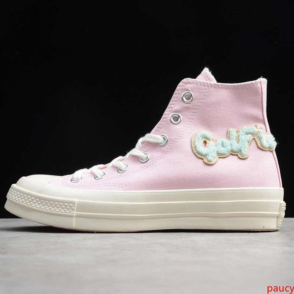 

golf le fleur х chuck 70 chenille flames привет мужчины женщины star skateborad обувь мода glf 10 высокий розовый синий холст sneaker 36-44