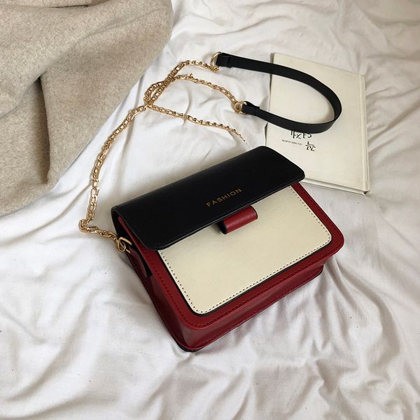

2019 new winter simple shoulder female retro port wind bag shoulder messenger bag