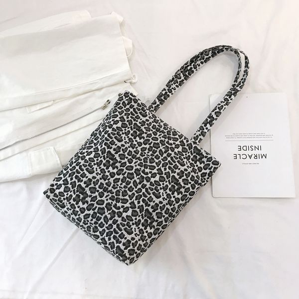 

small handbag canvas messenger printing leopard shopping bag summer 2019 messenger bag handle schouder tassen #yj