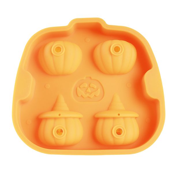 

3d ice cube mold halloween whisky wine ice cube tray maker chocolate mould bar creative pumpkin grids party supplies