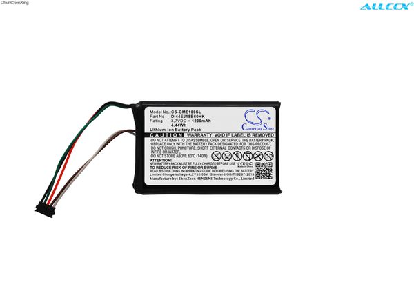 

cameron sino 1200mah аккумулятор di44ej18b60hk для garmin 010-01161-00, edge 1000