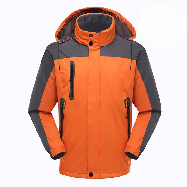 

mens designer outdoor mesh cloth jacket printed windproof waterproof coat and hiking suit, Black;brown